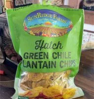 Mängden socker i Hatch green chile plantain chips