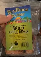 Mängden socker i Organic Dried apple rings