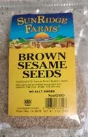 Mängden socker i Brown Sesame Seeds
