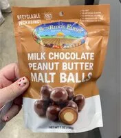 Mängden socker i Milk chocolate peanut butter malt balls