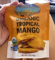 Mängden socker i Organic tropical mango