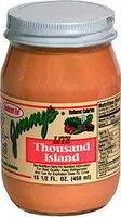 Mängden socker i Lite Thousand Island Salad Dressing
