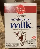 Mängden socker i Instant nonfat dry milk