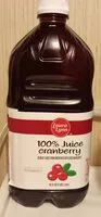 Mängden socker i Juice Cranberry