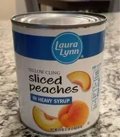 Mängden socker i Yellow cling sliced peaches
