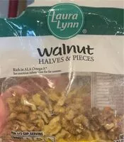 Mängden socker i Walnuts Halves & Pieces