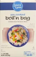 Mängden socker i Boil in bag White rice