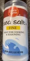 Mängden socker i Sea salt