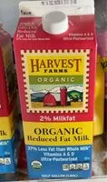 Mängden socker i 2% Milkfat Organic reduced fat milk