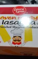 Mängden socker i Laura Lynn oven ready lasagna noodles