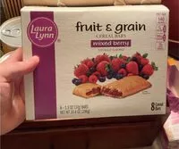 Mängden socker i Fruit and grain cereal bars