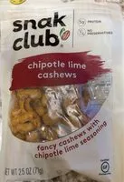 Mängden socker i Chipotle lime cashews