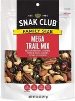 Mängden socker i All natural mega trail mix