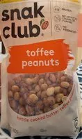 Mängden socker i Snak Club Toffee Peanuts