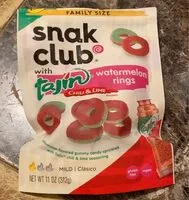 Mängden socker i Snak club with tajin watermelon rings