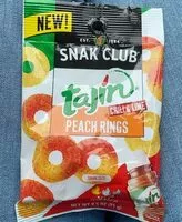 Mängden socker i Tajin peach rings