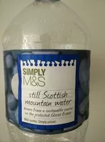 Mängden socker i Still Scottish Mountain Water