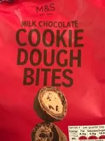 Mängden socker i Milk chocolate cookie dough bites