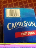 Mängden socker i Fruit punch flavored juice drink blend