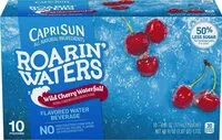 Mängden socker i Roarin waters wild cherry juice drink pouches