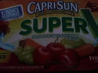 Mängden socker i CapriSun Super V Fruit & Vegetable Juice Drink