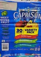 Mängden socker i Caprisun Variety pack