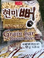 Mängden socker i Hyun mi ppung (현미뻥)