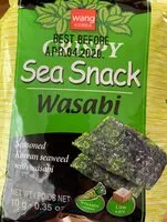 Mängden socker i Crispy sea snack Wasabi