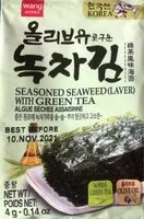 Mängden socker i Seaoned seaweed ( Laver) with Green Tea