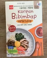 Mängden socker i Korean Bibimbap Vegetable