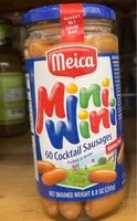 Mängden socker i Mini wini cocktail sausages