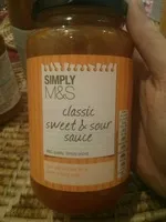 Mängden socker i Classic Sweet & Sour Sauce