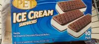 Mängden socker i Ice cream sandwich