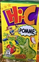 Mängden socker i Hi-c pomme