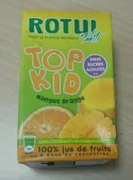 Mängden socker i Top Kid mangue orange