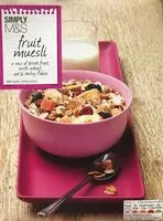 Mängden socker i Fruit muesli