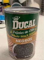 Mängden socker i Ducal whole black beans