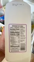 Mängden socker i 2% reduced fat milk