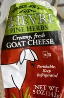 Mängden socker i Fine Herbs Chèvre