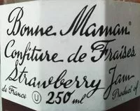 Mängden socker i Confiture de fraises