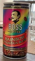 Mängden socker i Boss Coffee Rainbow Mountain Blend