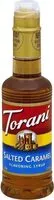 Mängden socker i Salted caramel flavoring syrup