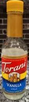 Mängden socker i Torani Vanilla Syrup