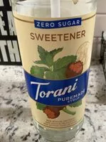 Mängden socker i Zero Sugar Sweetener