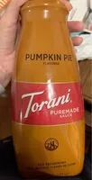Mängden socker i Pumpkin pie flavored sauce