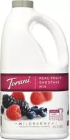 Mängden socker i Real fruit smoothie mix wildberry