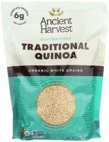 Mängden socker i Organic white whole grain quinoa