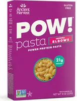 Mängden socker i Ancient harvest pow! chickpea elbows power protein pasta