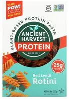 Mängden socker i Protein pasta, red lentil rotini