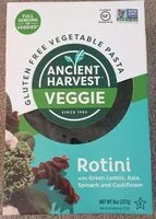 Mängden socker i Gluten free vegetable pasta Rotini